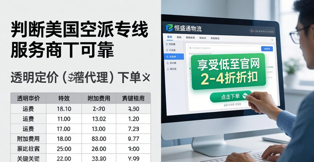 如何判断美国空派专线服务商是否可靠？