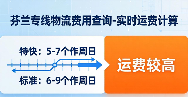 芬兰专线物流费用查询-实时运费计算