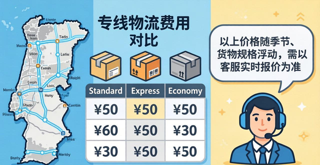 葡萄牙专线物流费用对比-如何选择最优方案