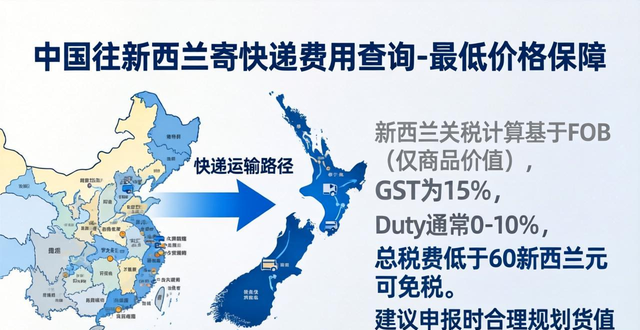 中国往新西兰寄快递费用查询-最低价格保障