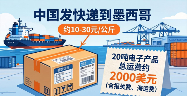 中国发快递去墨西哥多少钱？墨西哥物流费用详解