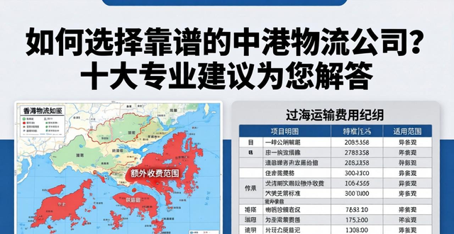 如何选择靠谱的中港物流公司？十大专业建议为您解答