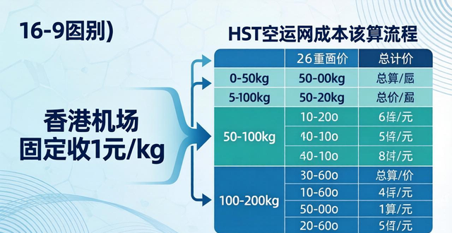 HST空运网的价格是如何计算的？一站式成本核算指南
