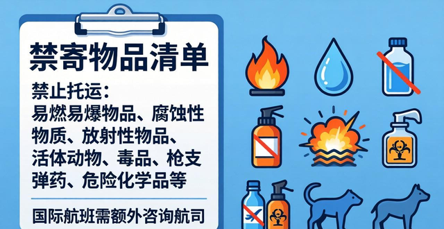 国际快递禁寄物品清单及最新规定