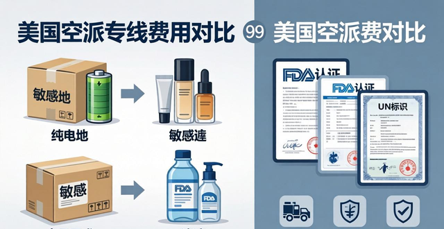 美国空派专线费用对比-最新报价及服务内容