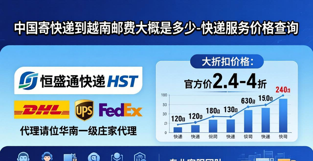 中国寄快递到越南邮费大概是多少-快递服务价格查询