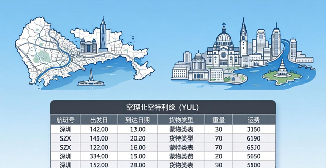 2025年11月深圳至加拿大空运报价表-最新价格一览