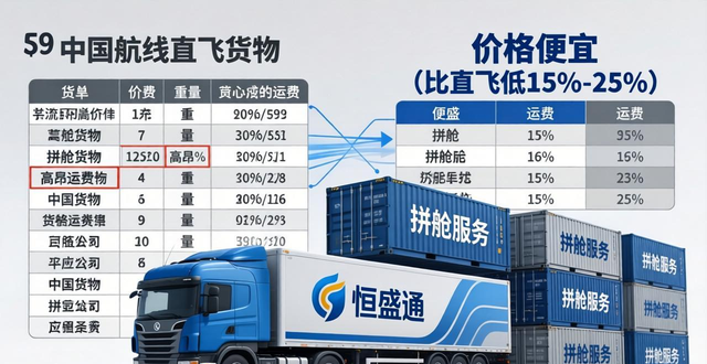 中美空运超大件货物费用指南-恒盛通专业物流服务