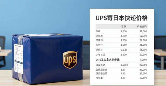 UPS寄日本快递价格(UPS发加拿大多少钱)