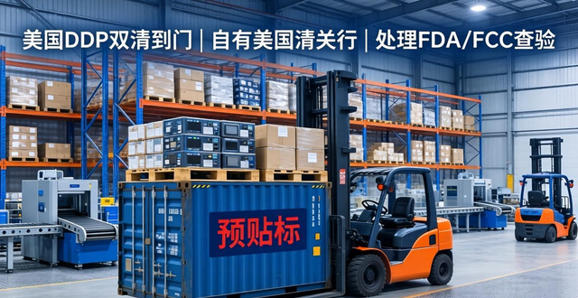 美国DDP双清到门 | 自有美国清关行 | 处理FDA/FCC查验