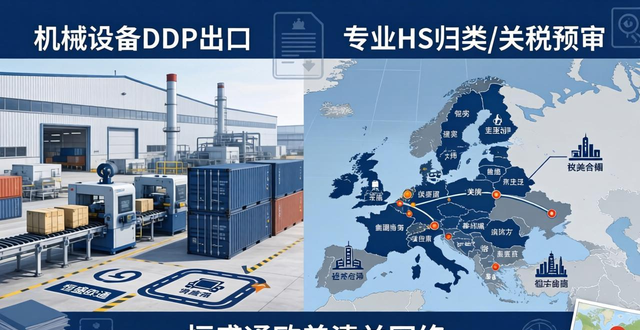 机械设备DDP出口 | 专业HS归类/关税预审 | 避免目的港税务风险